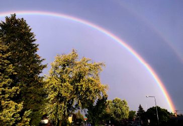 It all began here, a contribution to the rainbow